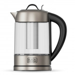 BLACK+DECKER Vattenkokare i Glas med Té-filter 1,7L
