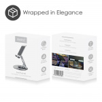 Desire2 Dual Pivot 360 Stativ för Tablets och Smartphones Silver