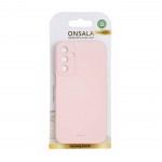 Onsala Mobilskal med Silikonkänsla Chalk Pink - Samsung A16 5G