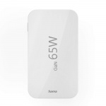 Hama Laddare 2x USB-C 1x USB-A Flat PD 65W Vit Hama Laddare 2x USB-C 1x USB-A Flat PD 65W Vit