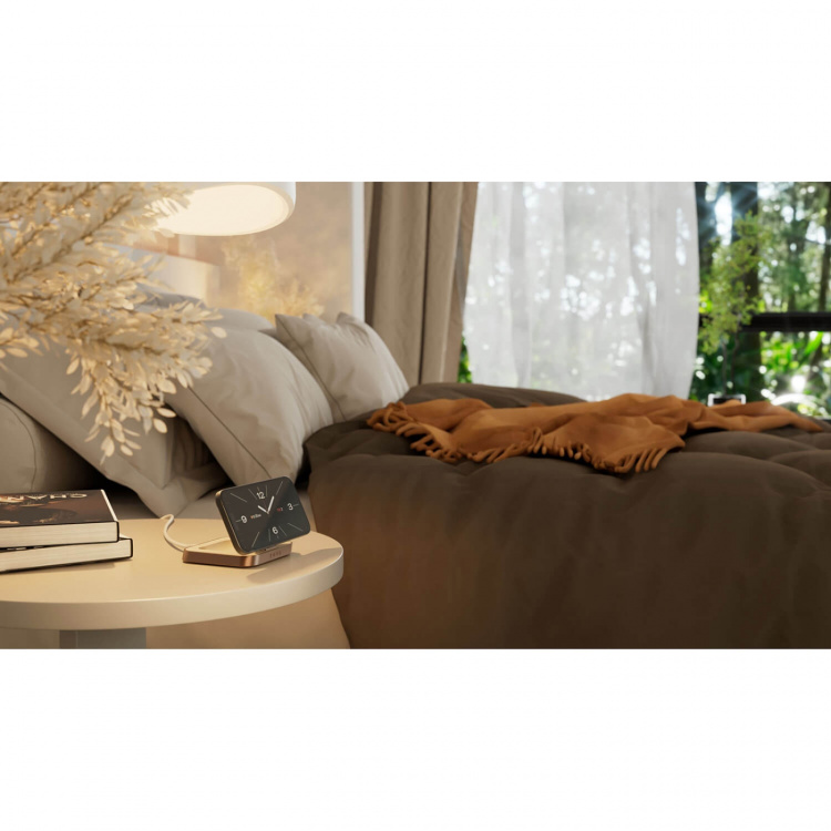 Zens Trådlös Laddare Nightstand Qi 15W Koppar Zens Trådlös Laddare Nightstand Qi 15W Koppar