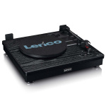 Lenco Riemaandrijving houten platenspeler met Bluetooth-ontvangst en 2 externe luidsprekers