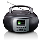 Lenco Draagbare DAB+/FM-radio met Bluetooth® CD-speler en groot LCD-kleurenscherm Zwart Lenco Draagbare DAB+/FM-radio met Bluetooth® CD-speler en groot LCD-kleurenscherm Zwart