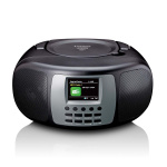 Lenco Draagbare DAB+/FM-radio met Bluetooth® CD-speler en groot LCD-kleurenscherm Zwart Lenco Draagbare DAB+/FM-radio met Bluetooth® CD-speler en groot LCD-kleurenscherm Zwart