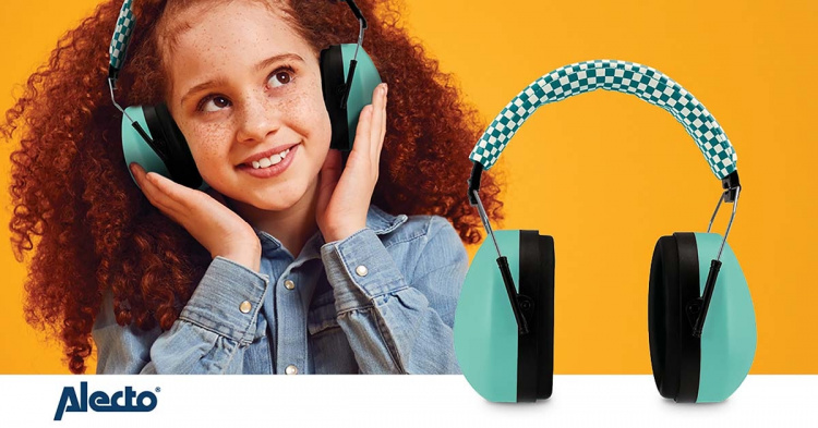 Alecto Gehoorbeschermers voor baby\'s en peuters Groen