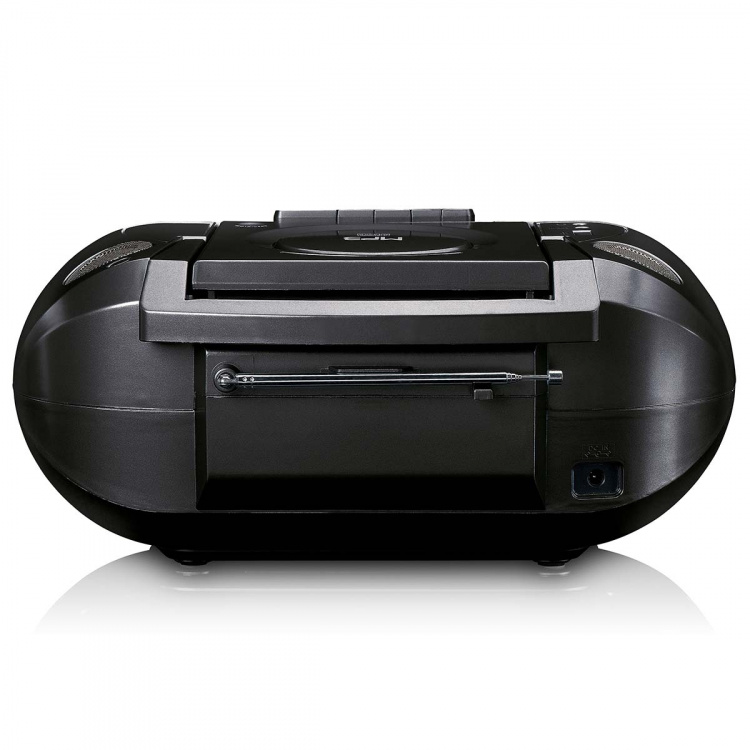 Lenco Draagbare DAB+ en FM-radio met CD-cassette en Bluetooth® Zwart