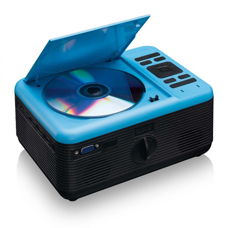 Lenco LCD Projector met DVD-speler en Bluetooth® Blue