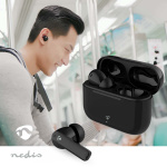 Nedis Volledig Draadloze Oordopjes | ENC (Environmental Noise Cancelling) | Bluetooth® | Maximale batterijduur: 24 uur | Aanraakbediening | Charging case | Draadloze oplaadcase | Ingebouwde microfoon | Ondersteuning voor spraakbesturing | Ruisonderdrukkin Nedis Volledig Draadloze Oordopjes | ENC (Environmental Noise Cancelling) | Bluetooth® | Maximale batterijduur: 24 uur | Aanraakbediening | Charging case | Draadloze oplaadcase | Ingebouwde microfoon | Ondersteuning voor spraakbesturing | Ruisonderdrukkin