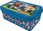 STOR Lunchbox met/verwisselbare vakken - Sonic (088808737-40545)
