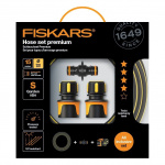 Fiskars Slangset Premium 15m 9mm