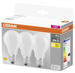 LEDVANCE OSRAM LED BASE standaard mat 806lm 6,5W/827 (60W) E27 3-pak