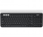 Logitech K780 Multi-Device Draadloos Toetsenbord, Grijs/Wit (Nordic)