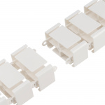 LogiLink Flexibel vertikal kabelkanal för sitt-/ståbord Vit LogiLink Flexibel vertikal kabelkanal för sitt-/ståbord Vit