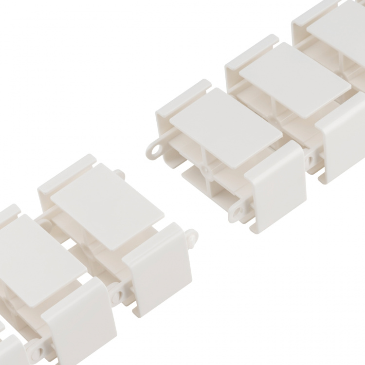 LogiLink Flexibel vertikal kabelkanal för sitt-/ståbord Vit LogiLink Flexibel vertikal kabelkanal för sitt-/ståbord Vit