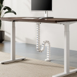 LogiLink Flexibel vertikal kabelkanal för sitt-/ståbord Vit LogiLink Flexibel vertikal kabelkanal för sitt-/ståbord Vit