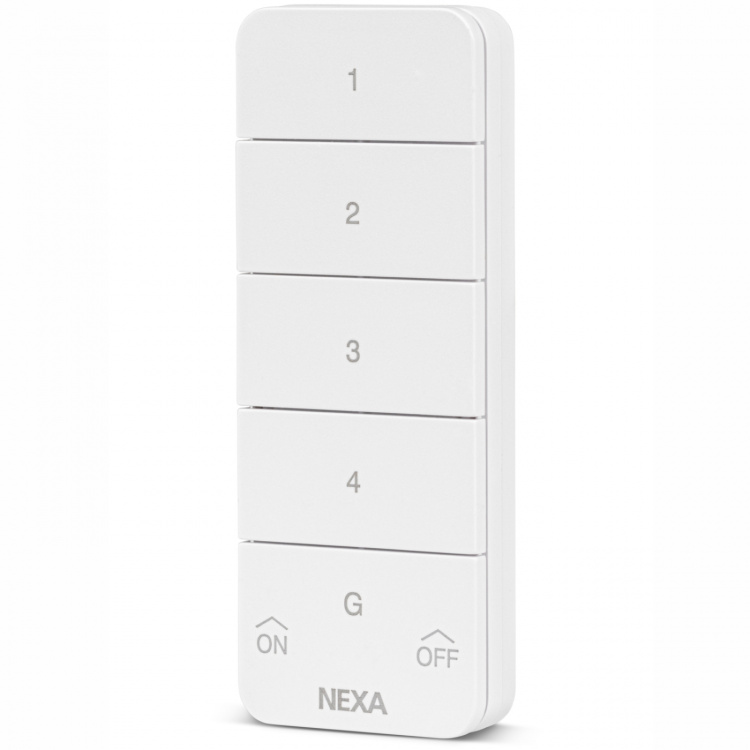 Nexa MYCT-2107 Fjärrkontroll med magnetfäste 4-kanaler 433 MHz Nexa MYCT-2107 Fjärrkontroll med magnetfäste 4-kanaler 433 MHz