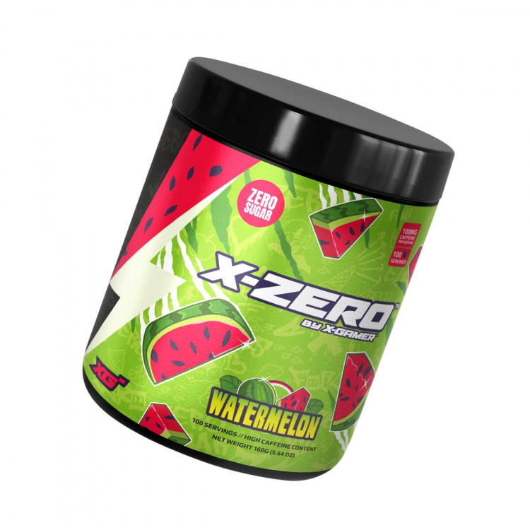 X-GAMER Energidryckspulver X-Zero 160 gram Watermelon