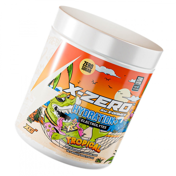 X-GAMER Energidryckspulver X-Zero Hydration+ 160 gram Tropical