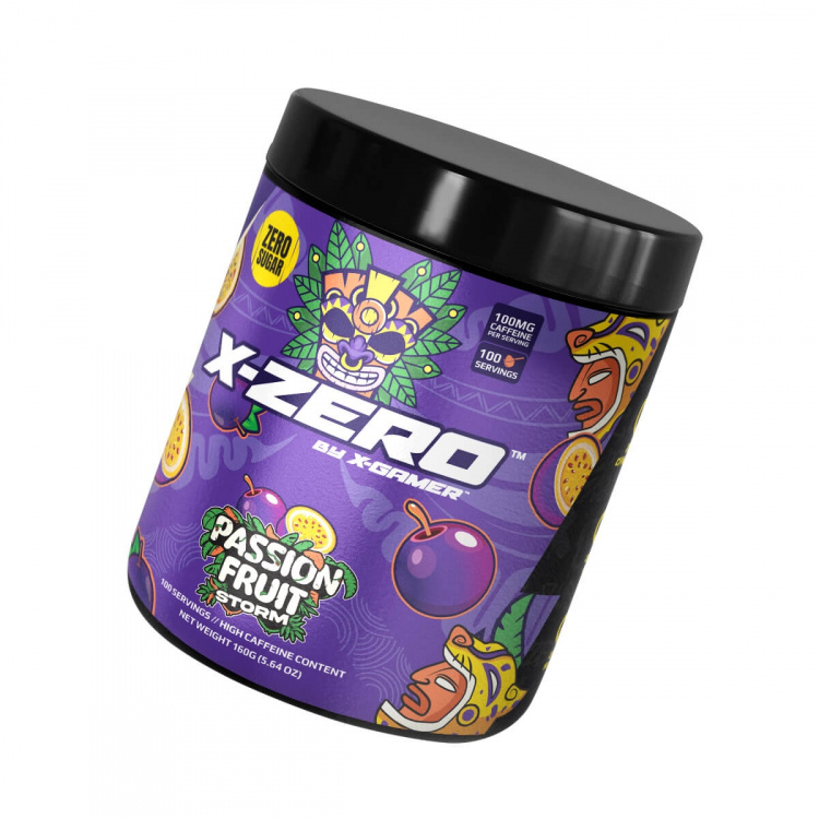 X-GAMER Energidryckspulver X-Zero 160 gram Passion Fruit X-GAMER Energidryckspulver X-Zero 160 gram Passion Fruit