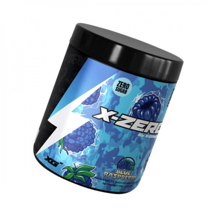 X-GAMER Energidryckspulver X-Zero 160 gram Blue Raspberry