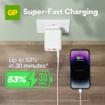 GP Väggladdare WM2B PD 20W USB-A + USB-C GP Väggladdare WM2B PD 20W USB-A + USB-C