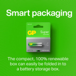 GP Batteri Super Alkaline AA LR6 4-Pack