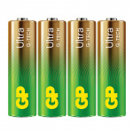 GP Batteri Ultra Alkaline AA LR6 4-Pack