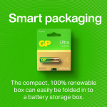 GP Batteri Ultra Alkaline C LR14 2-Pack GP Batteri Ultra Alkaline C LR14 2-Pack