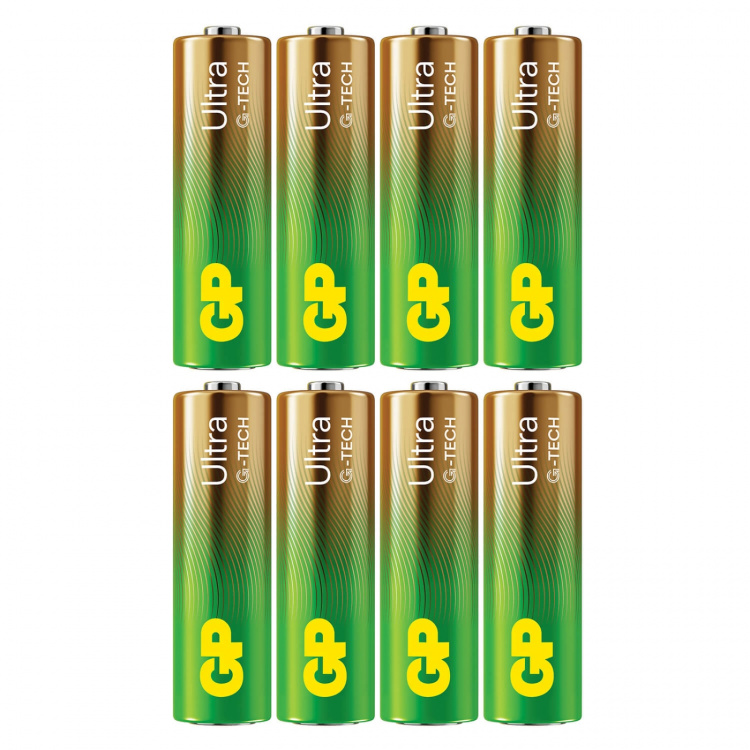 GP Batteri Ultra Alkaline AA LR6 8-Pack