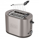 BLACK+DECKER Brödrost Toaster 2-Slots 900W Inox
