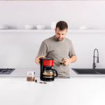 Taurus Kaffebryggare Verona Vintage Röd Taurus Kaffebryggare Verona Vintage Röd