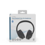 Nedis Draadloze Over-ear Koptelefoon | Maximale batterijduur: 28 uur | Ingebouwde microfoon | Drukbediening | Hybrid (ENC + ANC) | Ondersteuning voor spraakbesturing | Volumebediening | Zwart