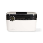Nedis Ultrasone Juwelenreiniger | Netvoeding | 220 - 240 V AC 50/60 Hz | Euro / Type-C (CEE 7/16) | Wit | Kunststof