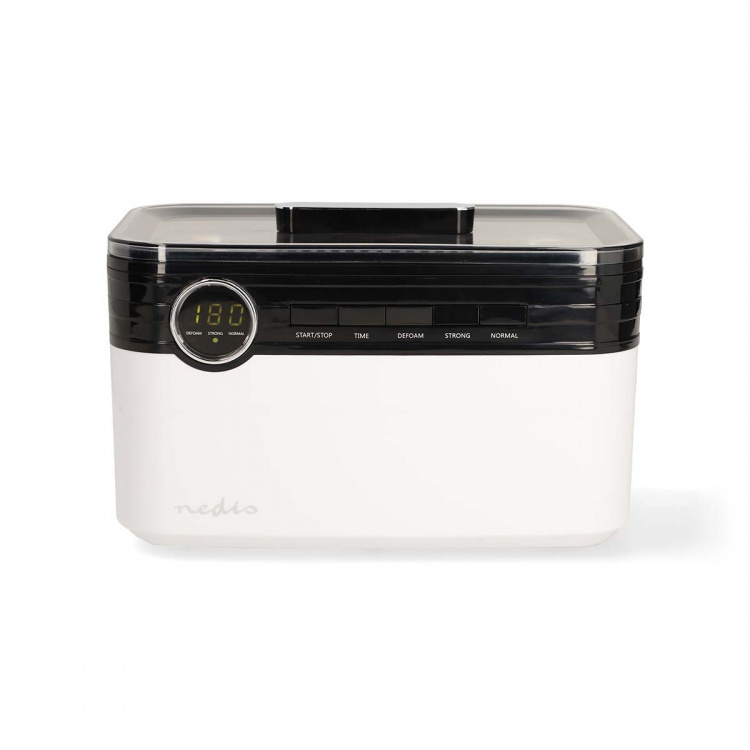 Nedis Ultrasone Juwelenreiniger | Netvoeding | 220 - 240 V AC 50/60 Hz | Euro / Type-C (CEE 7/16) | Wit | Kunststof
