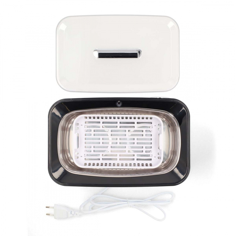Nedis Ultrasone Juwelenreiniger | Netvoeding | 220 - 240 V AC 50/60 Hz | Euro / Type-C (CEE 7/16) | Wit | Kunststof