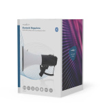 Nedis Megafoon | Maximaal bereik: 1500 m | Maximale volume: 120 dB | Afneembare Microfoon | Ingebouwde sirene | Bluetooth® | Opnamefunctie | USB-weergave | Schouder riem | Wit / Zwart