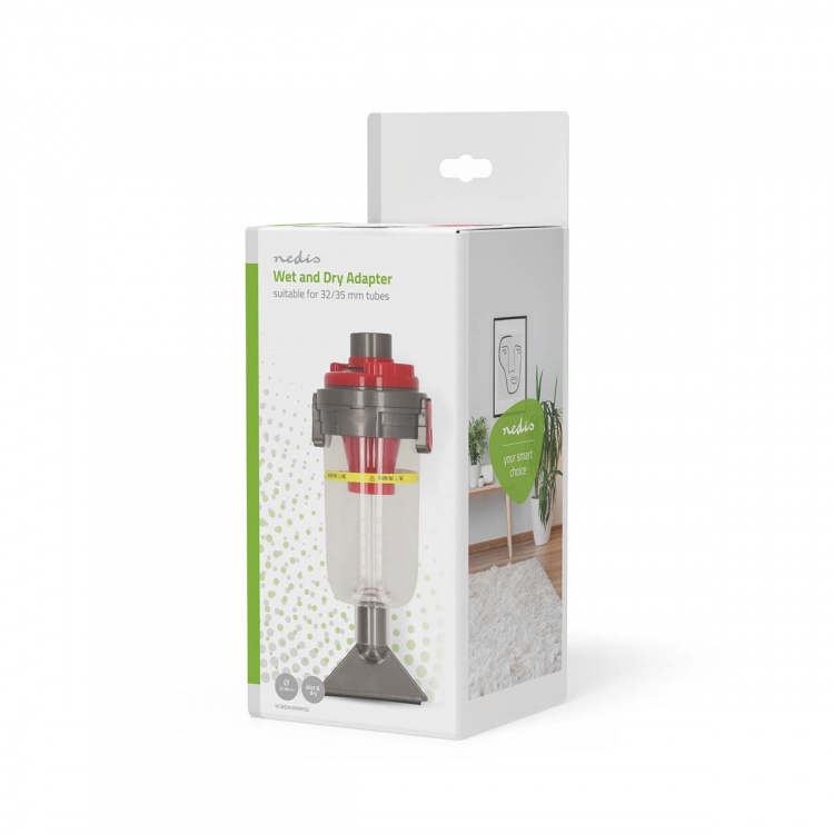 Nedis Nat en Droog Adapter | Universeel | Harde Oppervlakten / Harde Vloeren / Parket / Tegels | 32 - 35 mm