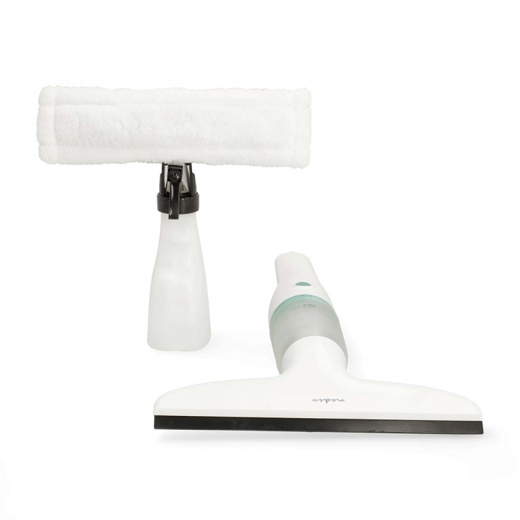 Nedis Electrische Ruitenreiniger | 12 W | 1200 Pa | Inhoud Reservoir Vuil Water: 60 ml | Afneembare vuilwatertank | Groen / Wit