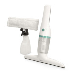 Nedis Electrische Ruitenreiniger | 12 W | 1200 Pa | Inhoud Reservoir Vuil Water: 60 ml | Afneembare vuilwatertank | Groen / Wit