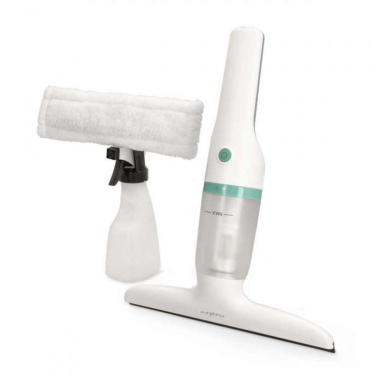 Nedis Electrische Ruitenreiniger | 12 W | 1200 Pa | Inhoud Reservoir Vuil Water: 60 ml | Afneembare vuilwatertank | Groen / Wit