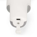 Nedis Electrische Ruitenreiniger | 12 W | 1200 Pa | Inhoud Reservoir Vuil Water: 60 ml | Afneembare vuilwatertank | Groen / Wit