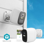 Nedis SmartLife Camera voor Buiten | Spotlight | 4MP Quad HD 1440p / 2560x1440 | IP66 | Max. batterijduur: 10 Maanden | Cloud Opslag (optioneel) / microSD (niet inbegrepen) | 5 V DC | Met bewegingssensor | Nachtzicht | Wit Nedis SmartLife Camera voor Buiten | Spotlight | 4MP Quad HD 1440p / 2560x1440 | IP66 | Max. batterijduur: 10 Maanden | Cloud Opslag (optioneel) / microSD (niet inbegrepen) | 5 V DC | Met bewegingssensor | Nachtzicht | Wit