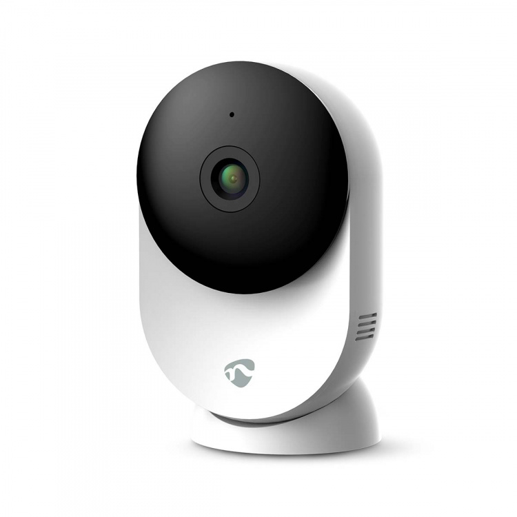 Nedis SmartLife Camera voor Binnen | 3MP Full HD 1296p | Cloud Opslag (optioneel) / microSD (niet inbegrepen) / Onvif | Met bewegingssensor | Nachtzicht | Wit