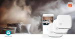 Nedis SmartLife Rookmelder | Batterij Gevoed | Levenscyclus sensor: 10 Jaar | EN 14604 | Max. batterijduur: 24 Maanden | 85 dB | Wit | 3 Stuks