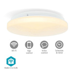 Nedis SmartLife Plafondlamp | RGB / Warm tot Koel Wit | Rond | Diameter: 260 mm | 1820 lm | 2700 - 6500 K | IP44 | Energieklasse: F | Android™ / IOS Nedis SmartLife Plafondlamp | RGB / Warm tot Koel Wit | Rond | Diameter: 260 mm | 1820 lm | 2700 - 6500 K | IP44 | Energieklasse: F | Android™ / IOS
