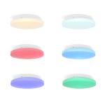 Nedis SmartLife Plafondlamp | RGB / Warm tot Koel Wit | Rond | Diameter: 260 mm | 1820 lm | 2700 - 6500 K | IP44 | Energieklasse: F | Android™ / IOS Nedis SmartLife Plafondlamp | RGB / Warm tot Koel Wit | Rond | Diameter: 260 mm | 1820 lm | 2700 - 6500 K | IP44 | Energieklasse: F | Android™ / IOS