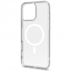 Celly Gelskinmag TPU Cover MagSafe-kompatibelt iPhone 16 Pro Max Transparent