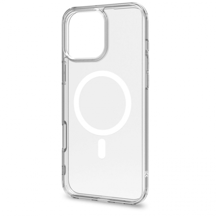 Celly Gelskinmag TPU Cover MagSafe-kompatibelt iPhone 16 Pro Max Transparent