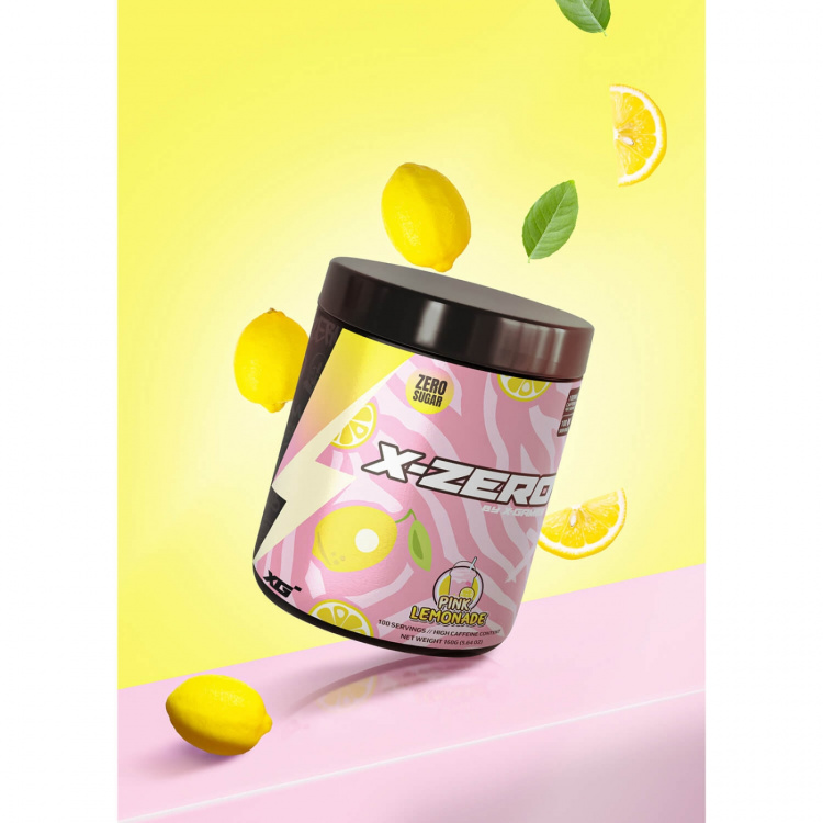 X-GAMER Energidryckspulver X-Zero 160 gram Pink Lemonade