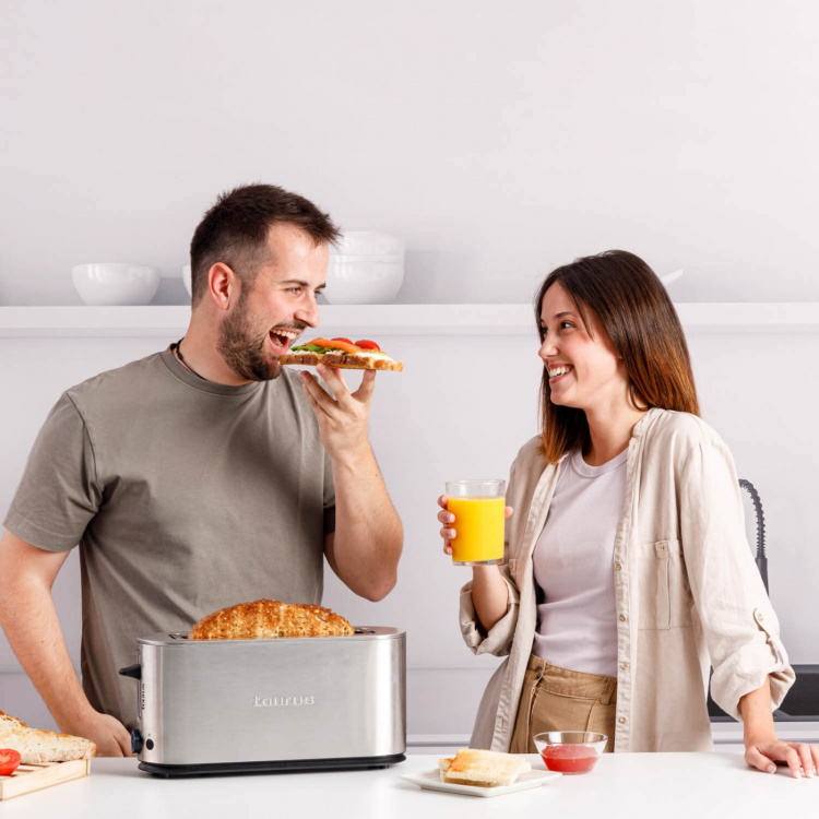 Taurus Brödrost Mytoast Legend Enkelslot Lång Rostfritt Stål